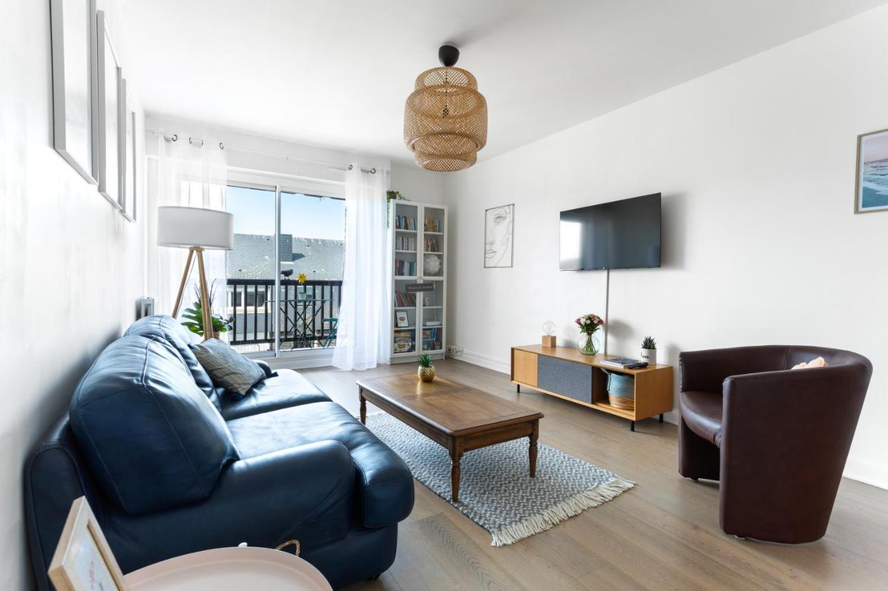 Apartament Le Cosy Avec Piscine, Balcon Et Parking Trouville-sur-Mer Zewnętrze zdjęcie